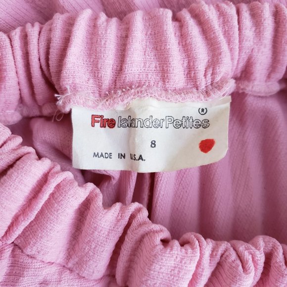 Vintage 70s pastel pink polyester pleated / accordion skirt - Picture 3 of 5